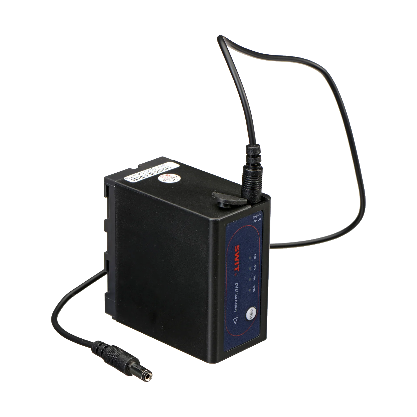 Teradek 11-0661: baterie NP-F s kabelem barrel–barrel