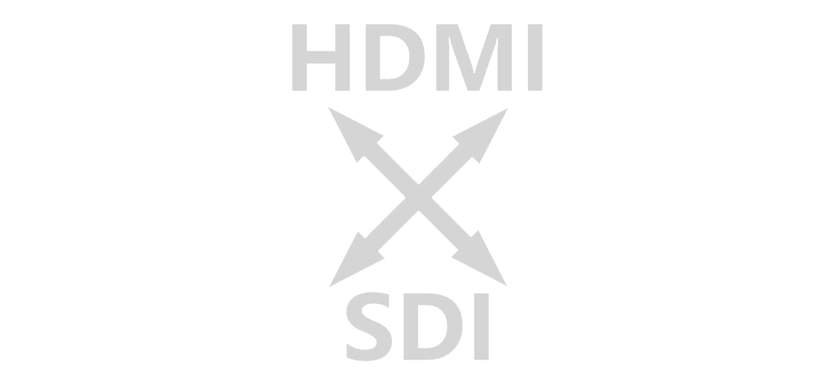 Schéma krížovej konverzie HDMI a SDI