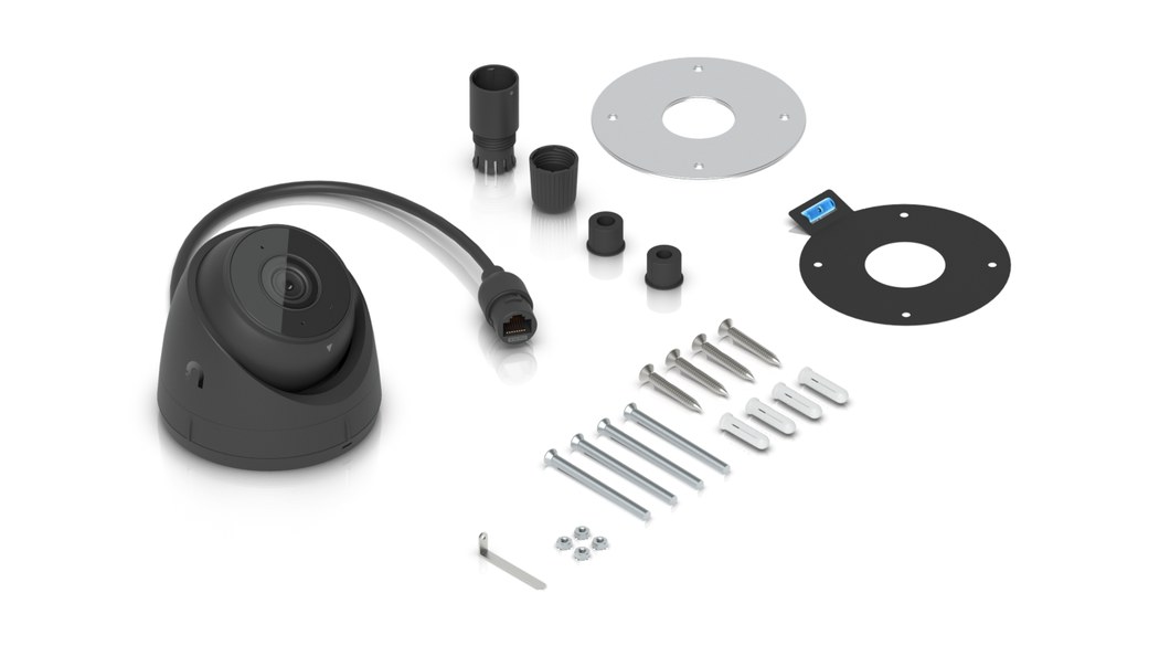 Ubiquiti UniFi Protect G5 Turret Ultra, černá – Jeden kabel pro data i napájení