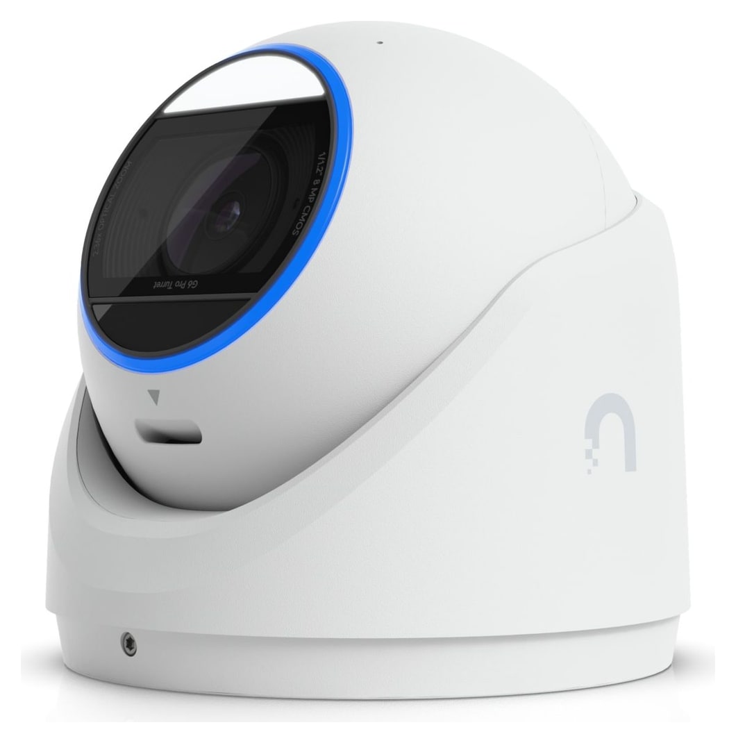 Ubiquiti UniFi Protect G6 Pro Turret, bílá – Snímač 1/1,2" pro šero i tmu