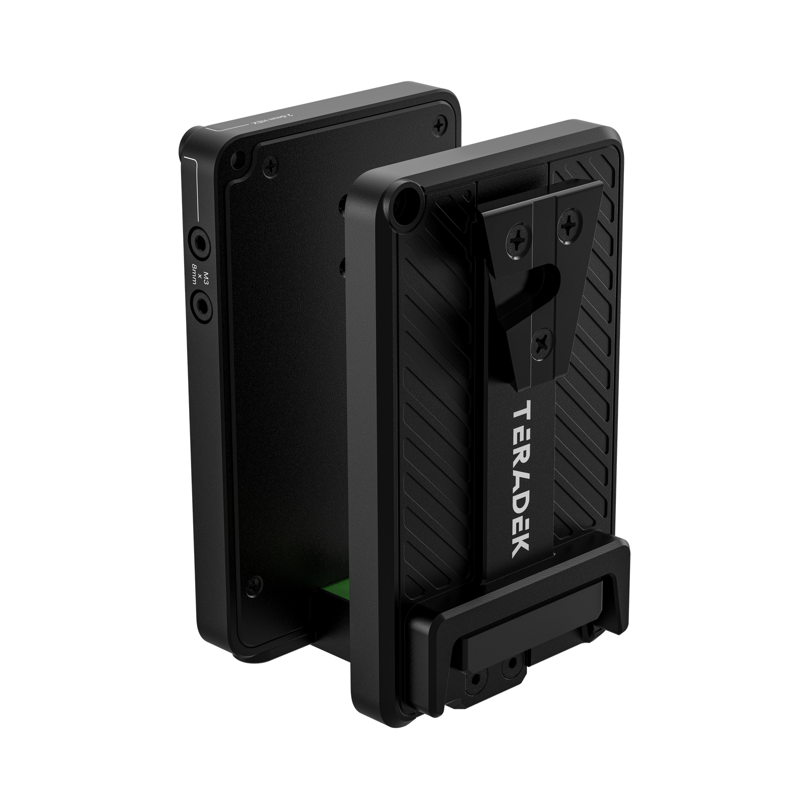 Zadní strana Teradek Bolt 7 Battery Cradle TX V-Mount se smart konektorem