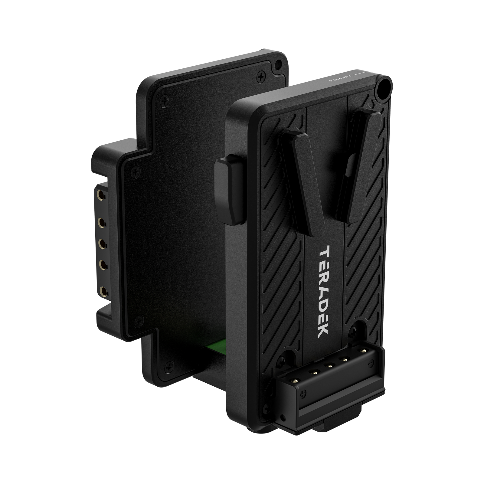 Zadní strana Teradek Bolt 7 Battery Cradle RX V-Mount se smart konektorem