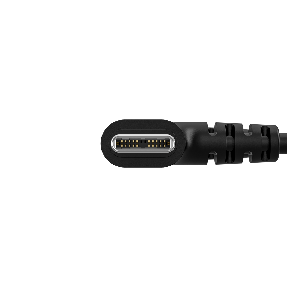 Detail pravoúhlého konektoru USB-C kabelu Teradek 11-1623