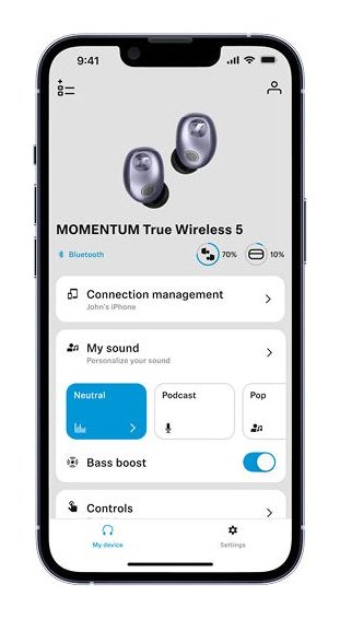 Sennheiser MOMENTUM True Wireless 5 Lavender – Zvuk podle vašeho sluchu