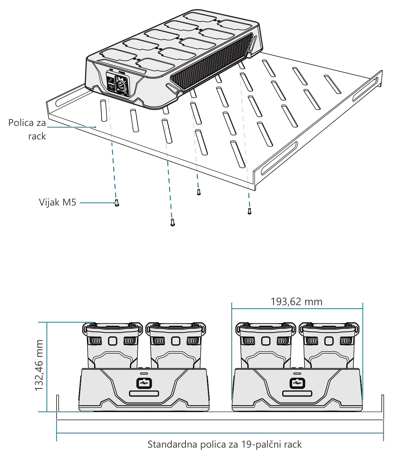 Montaža v rack