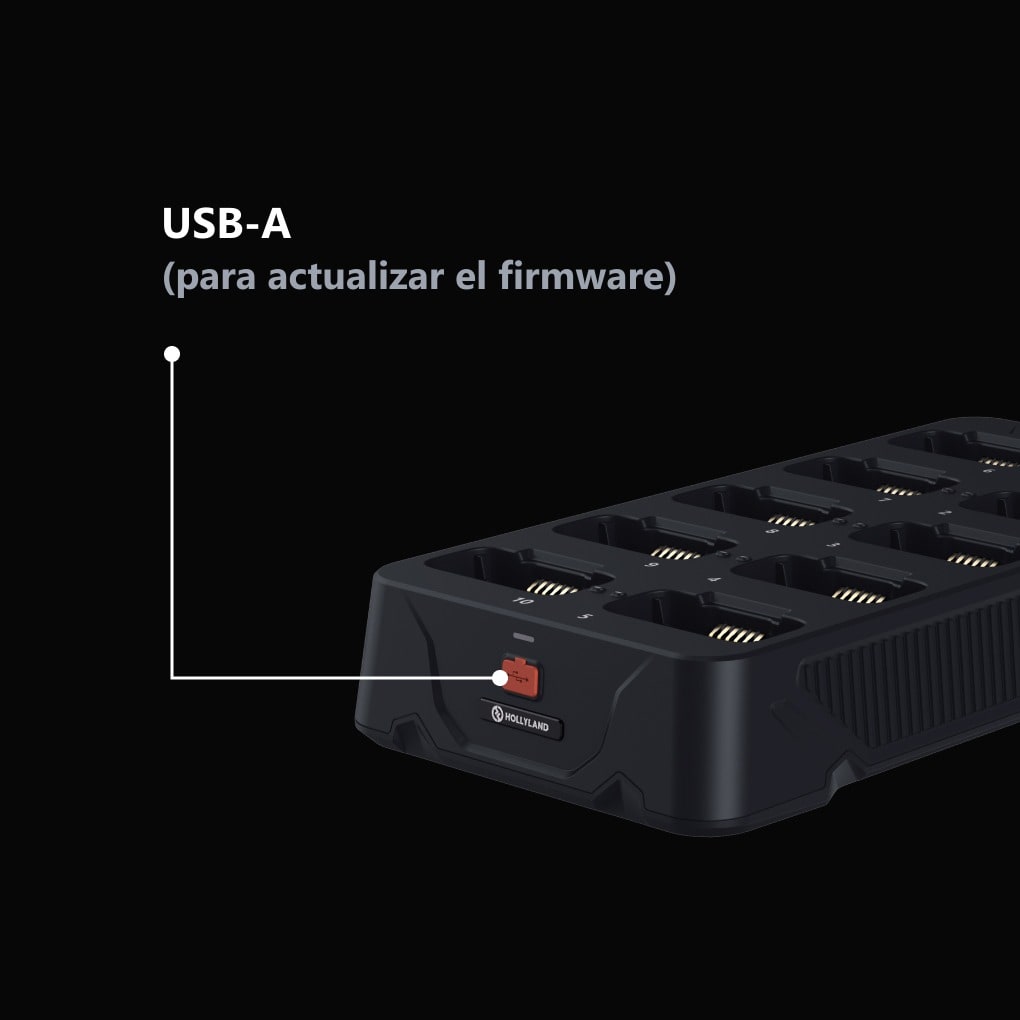 Actualización de firmware por USB-A