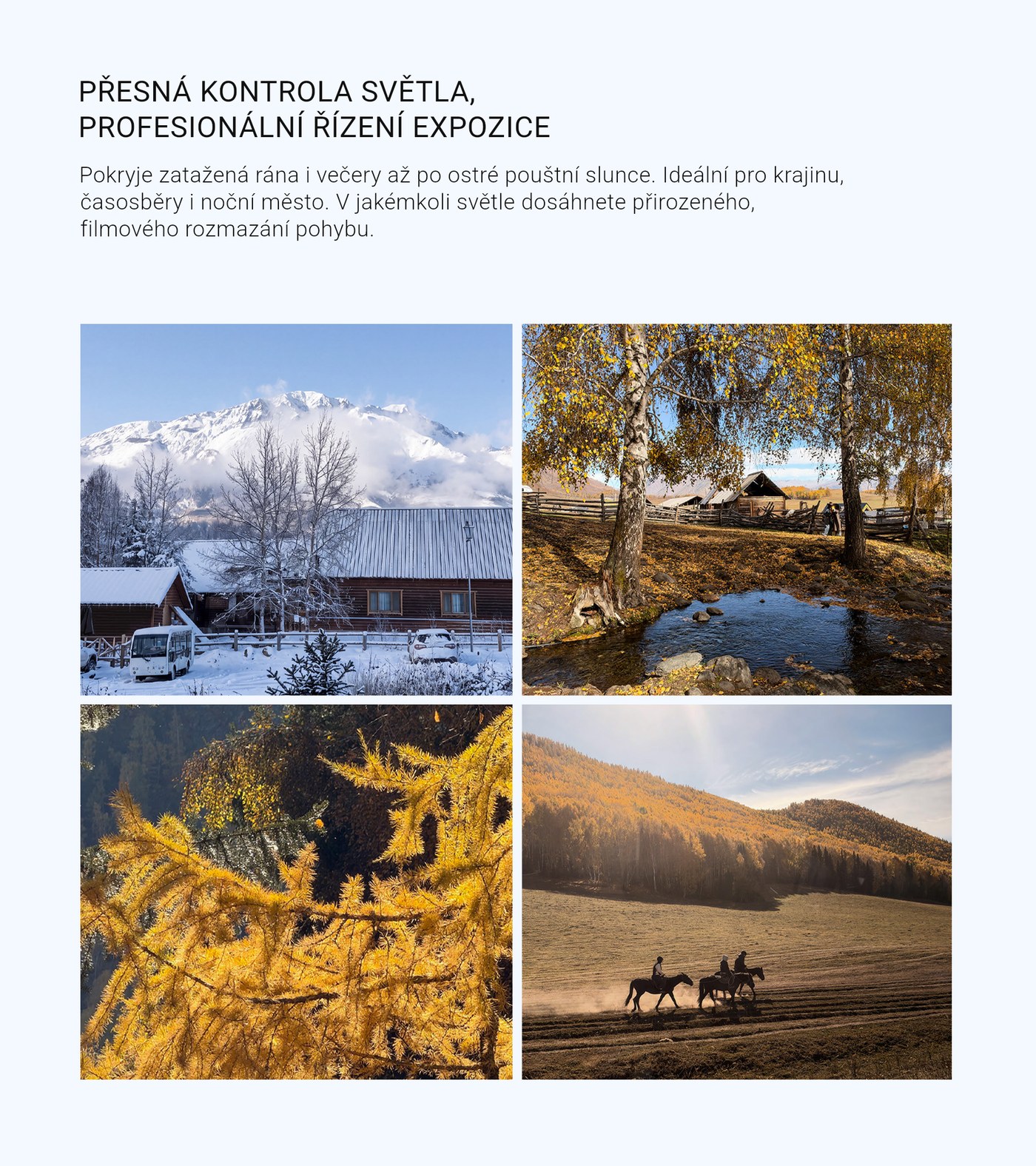 Expozice od rána do poledne
