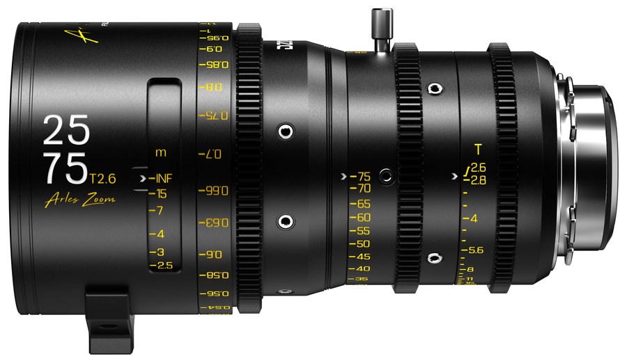 DZOFILM Arles Zoom 25–75 + Prime 18/100 mm – sada, metrická, černý kufr – Arles Zoom 25–75 mm T2,6