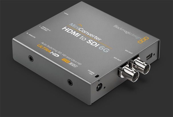 Mini Converter HDMI to SDI 6G – Video a zvuk v jednom signálu SDI