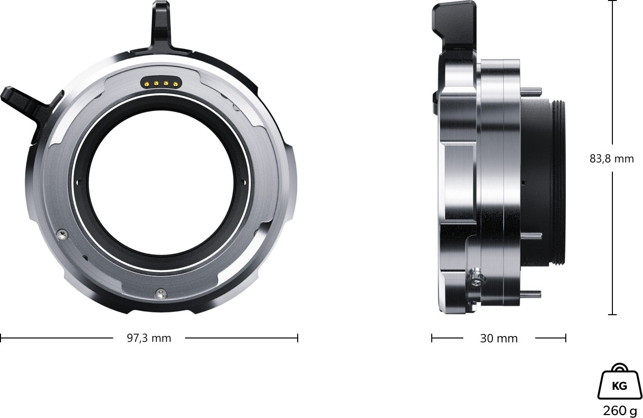 Blackmagic Design URSA Mini Pro PL Mount – Rozměry a hmotnost