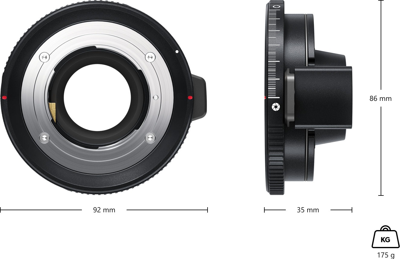 Blackmagic Design URSA Mini Pro F Mount – Rozměry a hmotnost