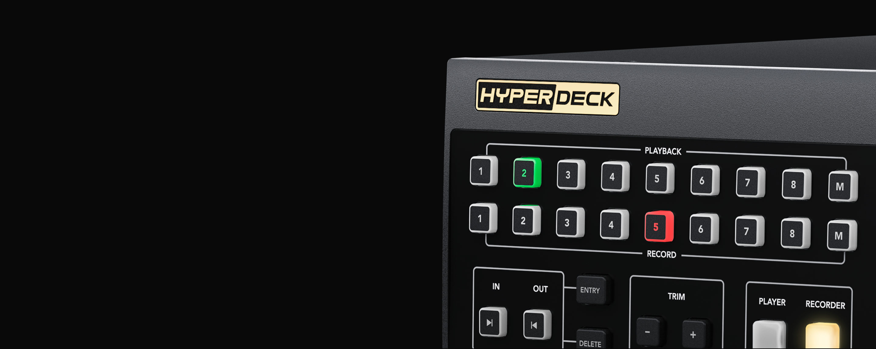 Ovládání více broadcastových decků