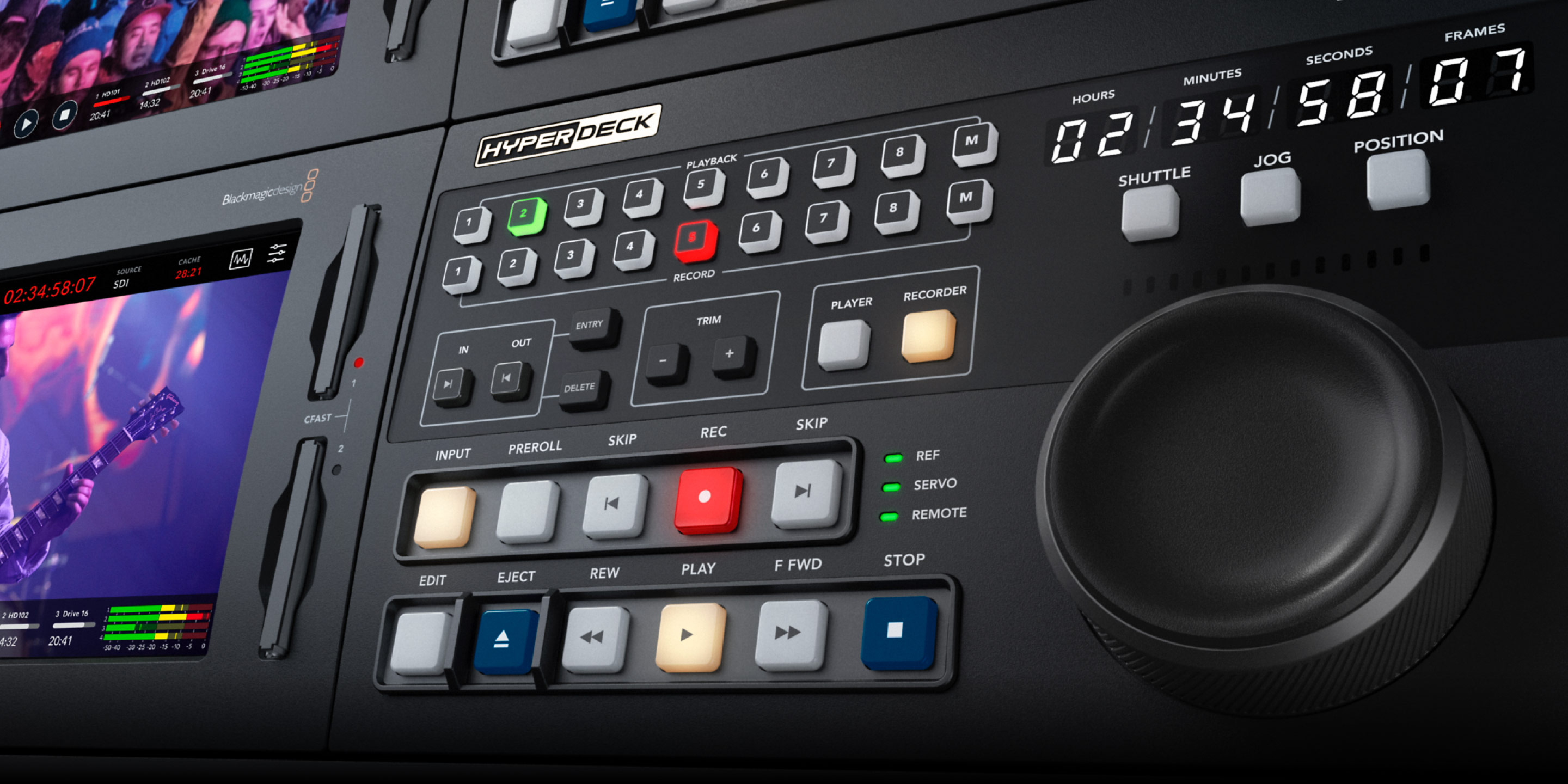 Pracoviště s HyperDeck Extreme Control