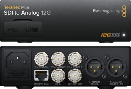Teranex Mini SDI to Analog 12G – Tři analogové výstupní režimy