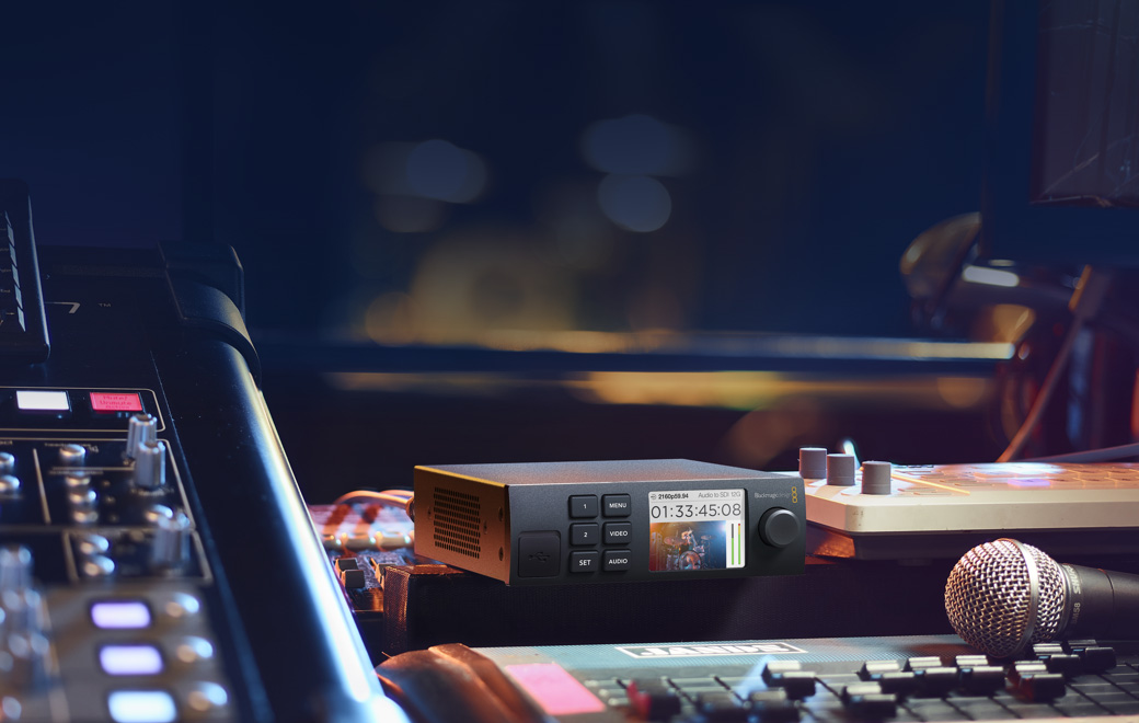 Profesionální XLR audio Teranex Mini