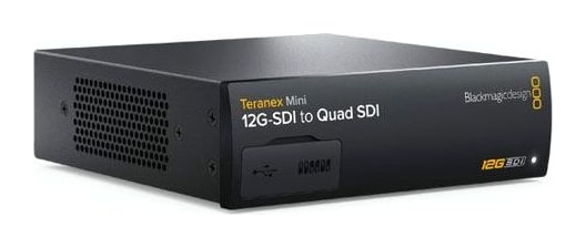 Teranex Mini 12G-SDI to Quad SDI – Most mezi novou a starší technikou Ultra HD