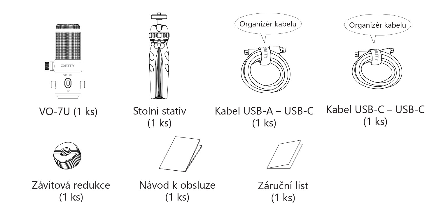 Deity VO-7U USB mikrofon