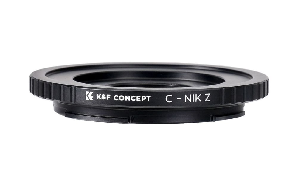 Objektivy C-mount na těle Nikon Z