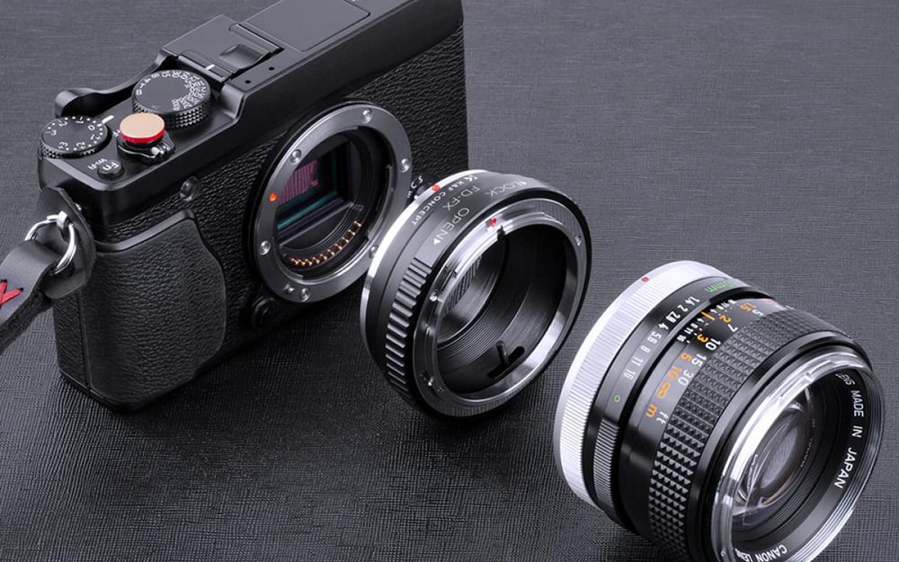 Objektivy Canon FD na fotoaparátech Fujifilm X