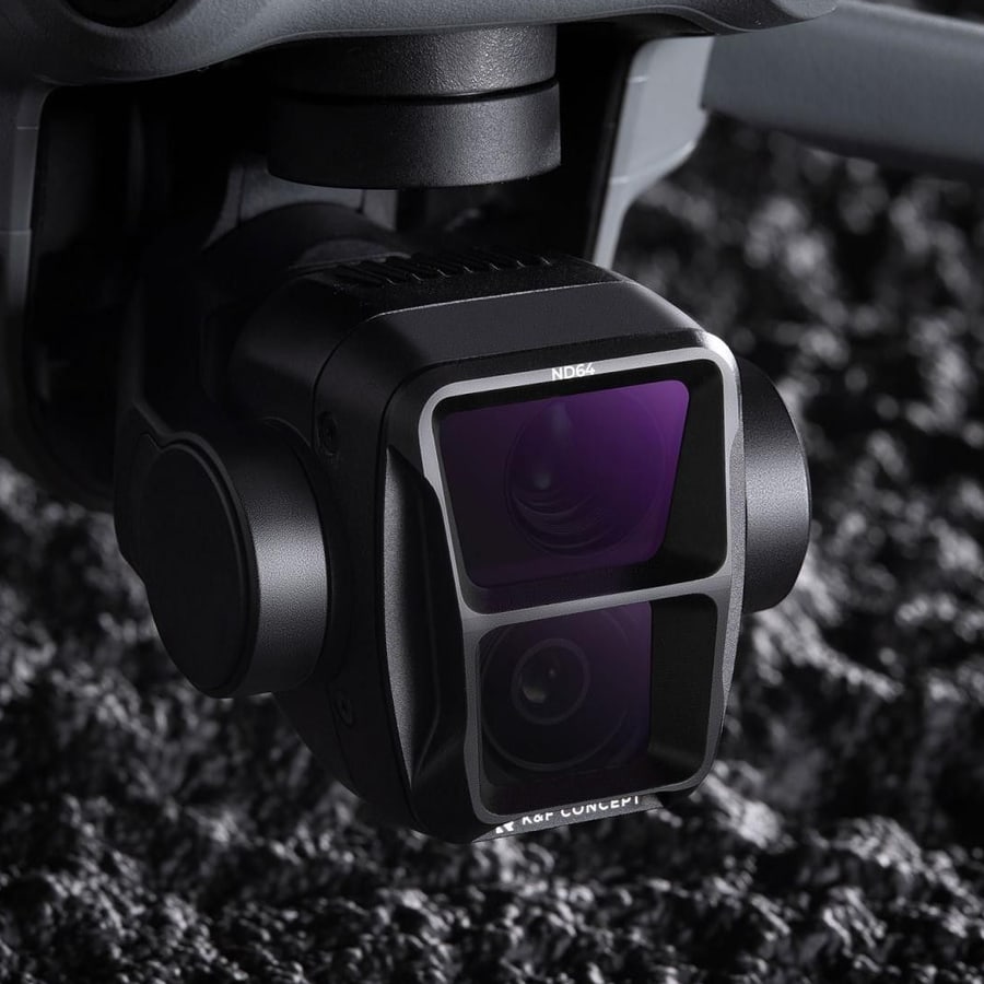 Filtry přímo na kameru dronu