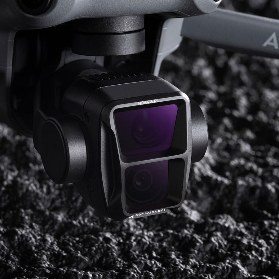 Filtry přímo na kameru dronu