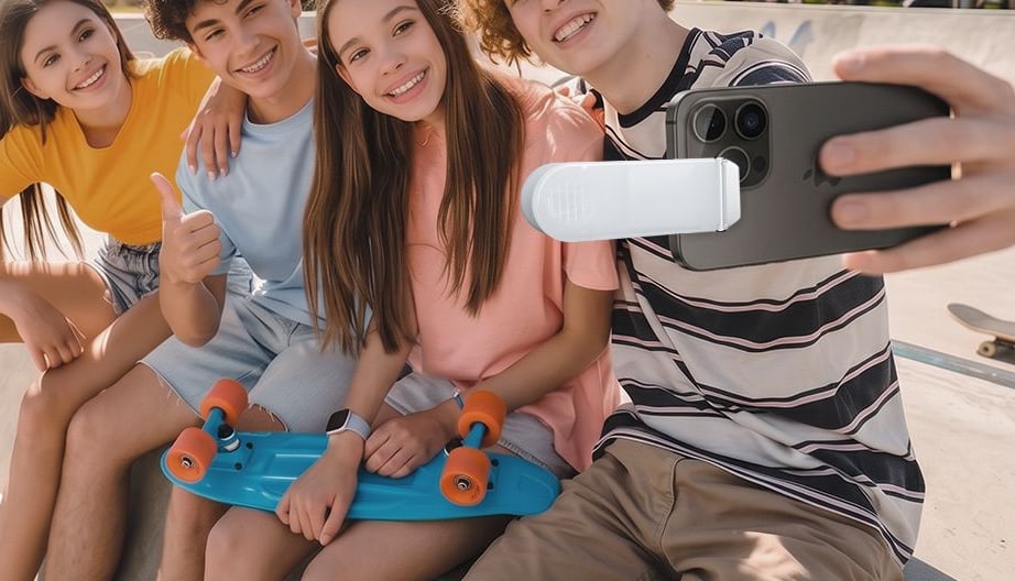 Celá parta v záběru