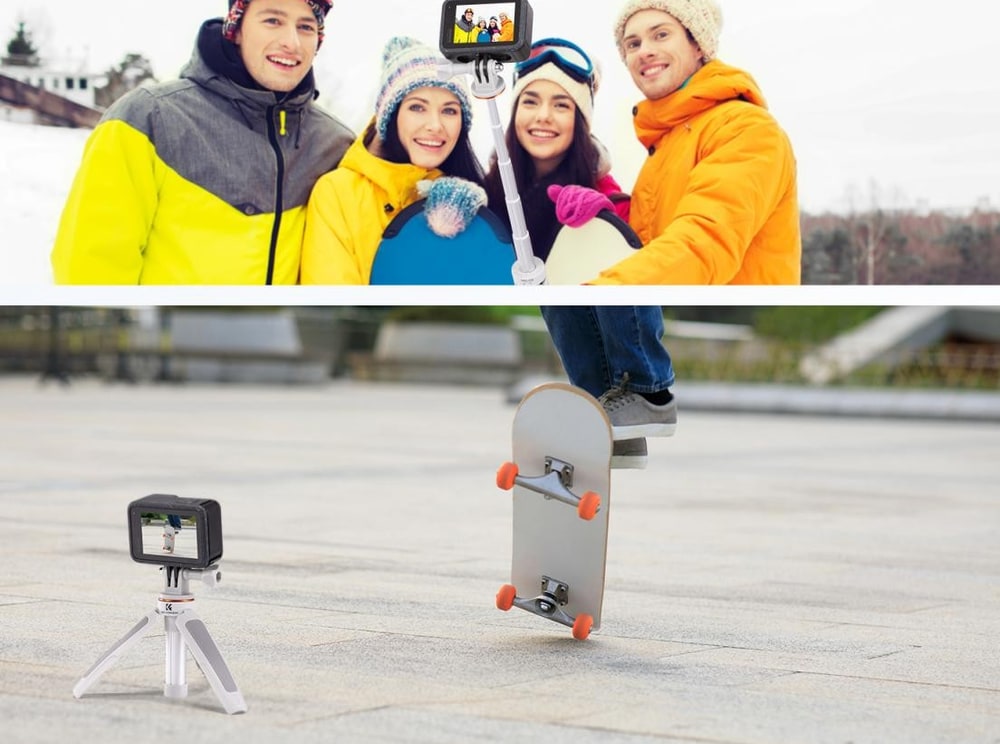 Stativ i selfie tyč