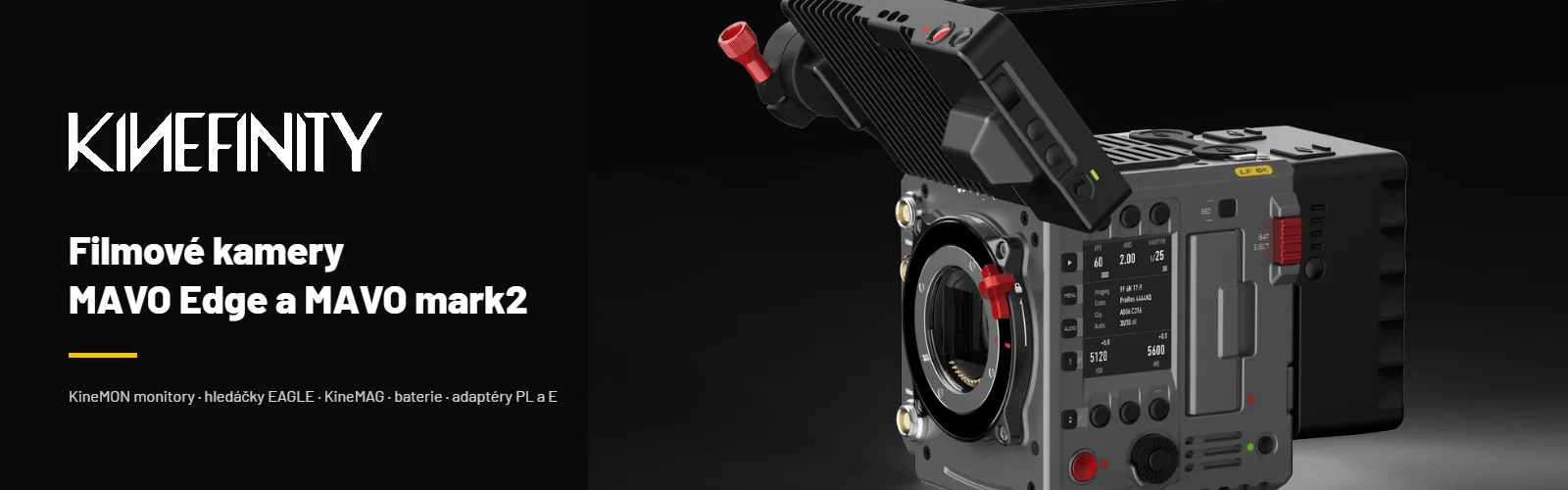 Kinefinity – filmové kamery MAVO Edge a MAVO mark2