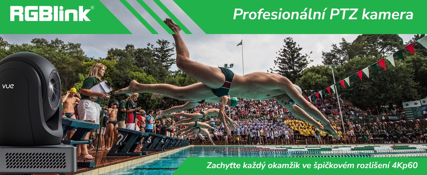 Profesionální PTZ kamera ve 4K