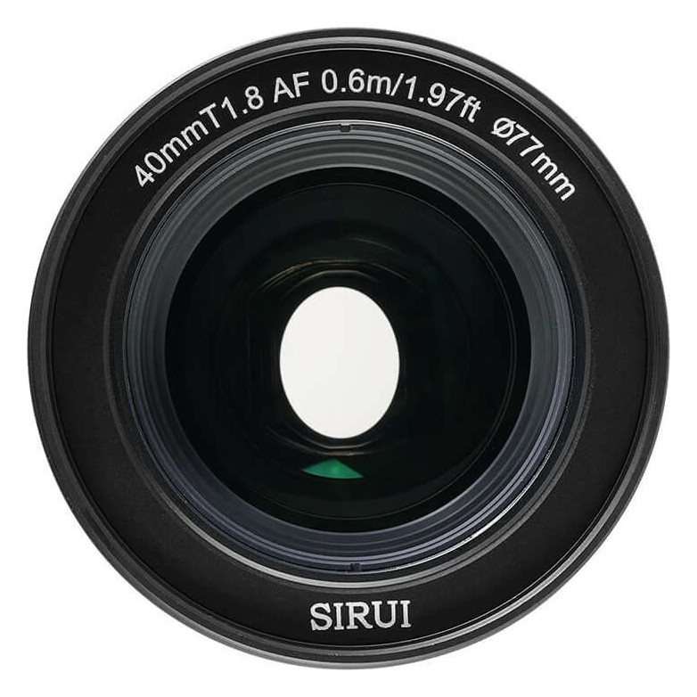 Sirui 40 mm T1,8 1,33× S35 AF anamorfní (Nikon Z, neutrální odlesk)