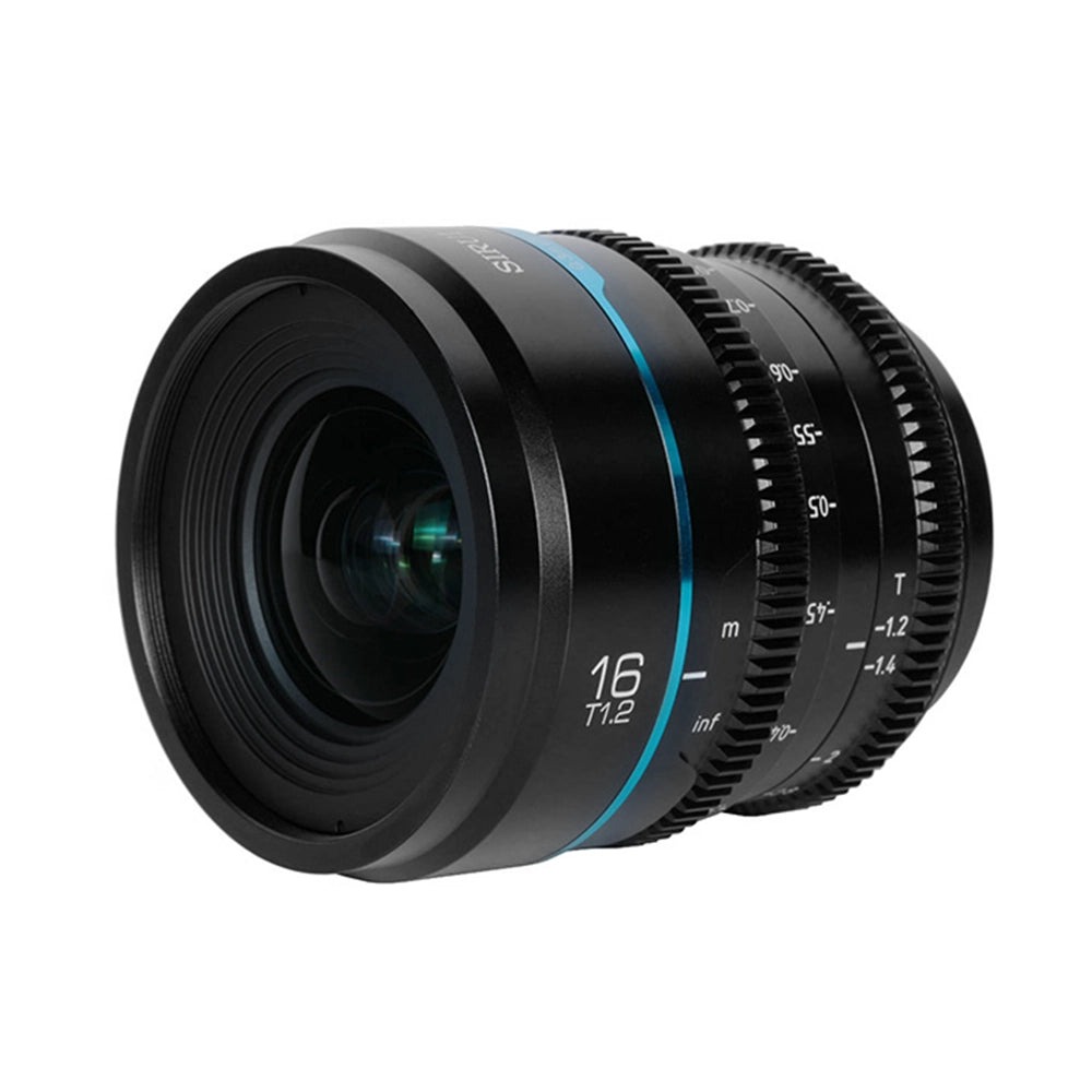 Sirui Nightwalker 16 mm T1,2 S35 manuální cine objektiv (Sony E, černý) – Do ruky i na gimbal