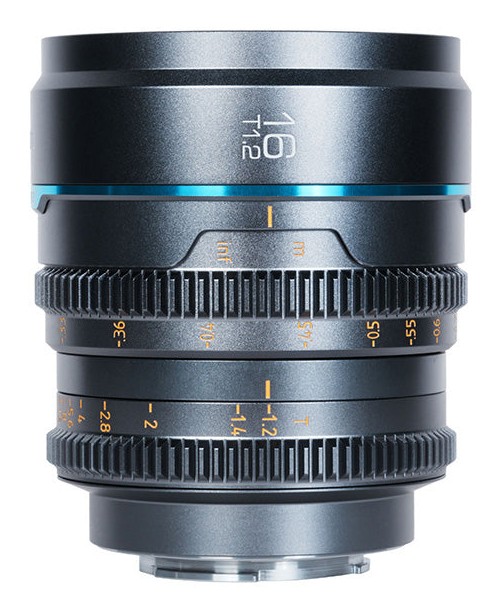 Sirui Nightwalker 16 mm T1,2 S35 manuální cine objektiv (L-Mount, kovově šedý)
