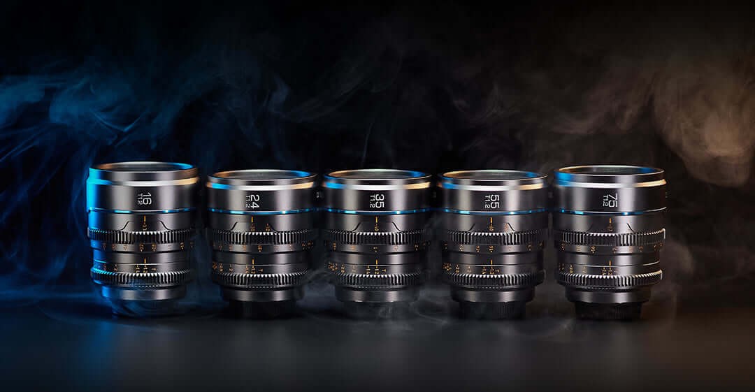 Sirui Nightwalker 75 mm T1,2 S35 manuální cine objektiv (Fujifilm X, černý) – Jednotná sada