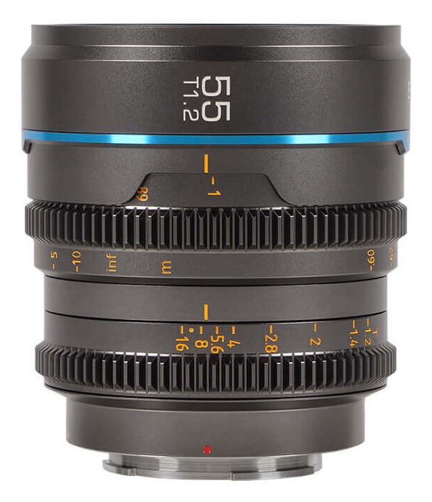 Sirui Nightwalker 55 mm T1,2 S35 manuální cine objektiv (L-Mount, kovově šedý)