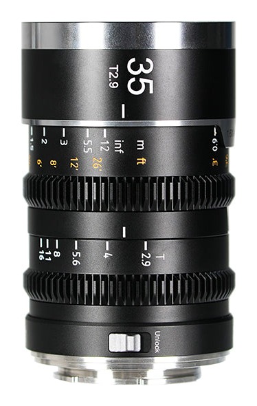 Sirui Saturn V2 35 mm T2,9 1,6× FF anamorfní objektiv (Canon RF)