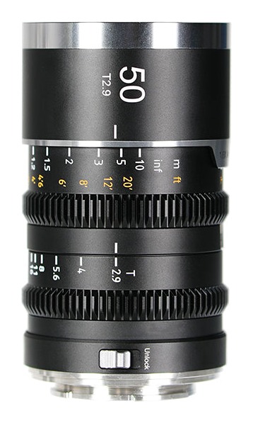 Sirui Saturn V2 50 mm T2,9 1,6× FF anamorfní objektiv (Sony E)