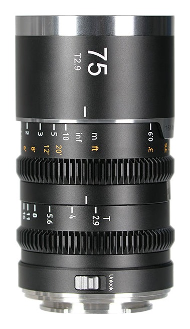 Sirui Saturn V2 75 mm T2,9 1,6× FF anamorfní objektiv (Sony E)
