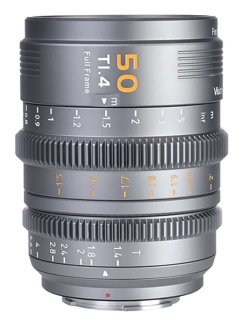 Sirui Vision Prime 50mm T1,4 FF cine objektiv, šedý