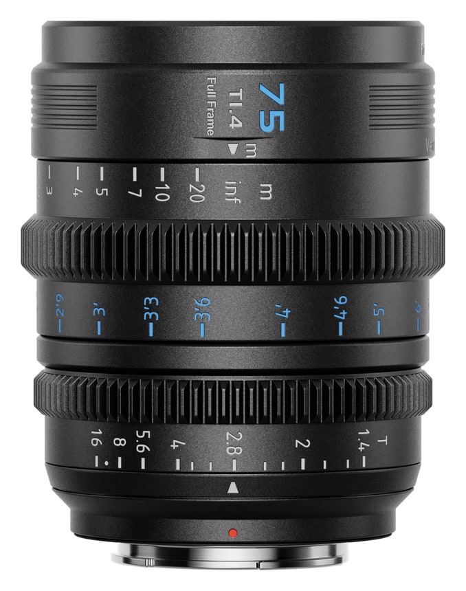 Sirui Vision Prime 75mm T1,4 FF cine objektiv, černý