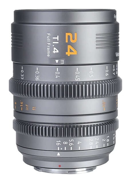 Sirui Vision Prime 24mm T1,4 FF cine objektiv, šedý