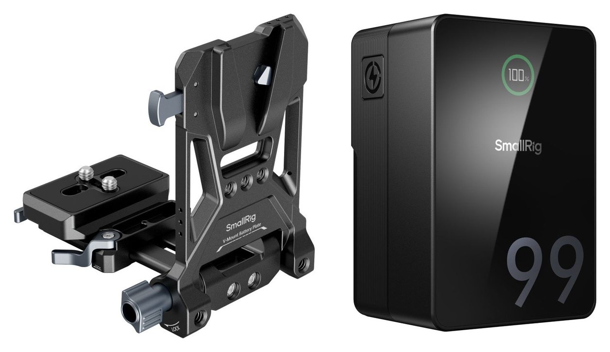 V-mount baterie 99 Wh se skládací destičkou