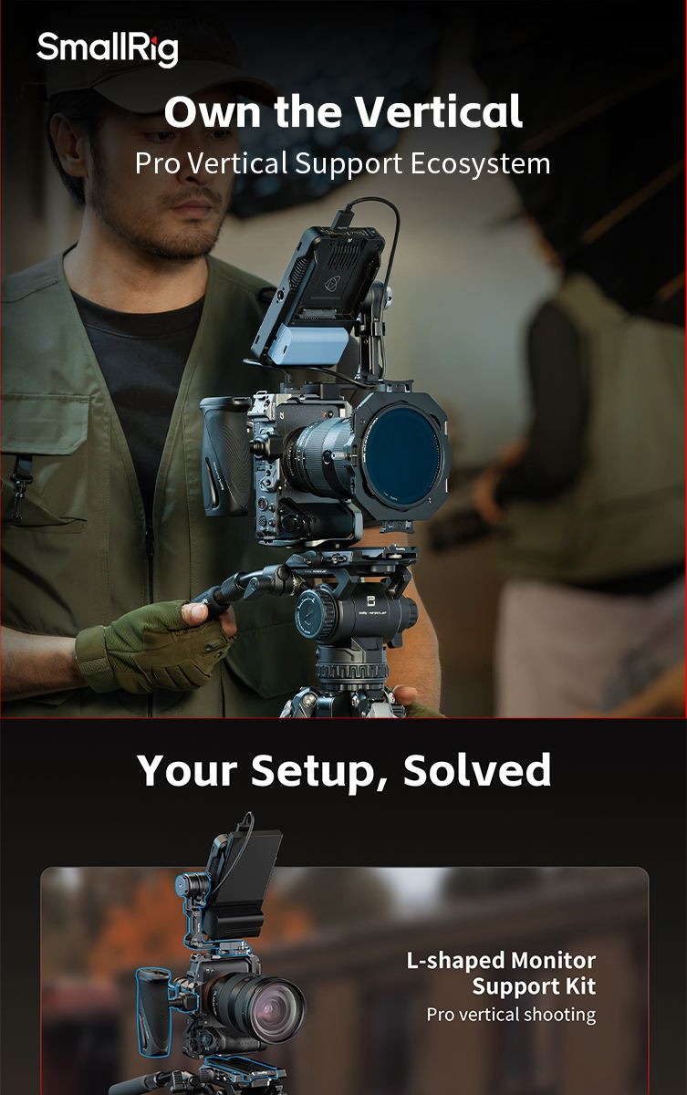 SmallRig vertical shooting ecosystem infographic 1