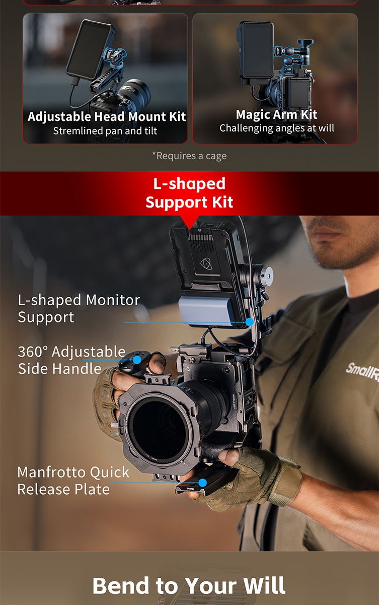 SmallRig vertical shooting ecosystem infographic 2