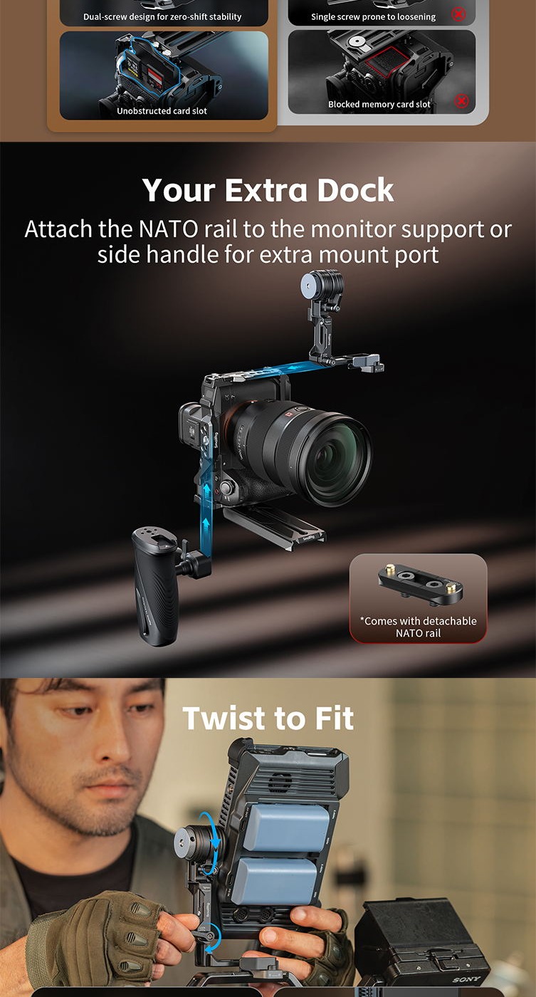 SmallRig vertical shooting ecosystem infographic 4