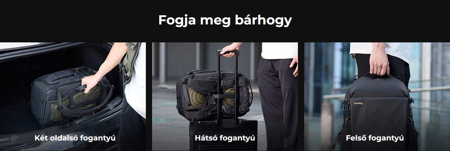 SmallRig 6521 fotóshátizsák 25 l – magyar infografika 10