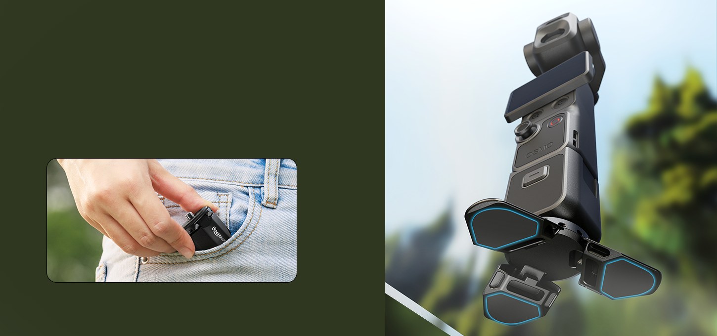 Mini stativ pro DJI Osmo Pocket a Luna – 5