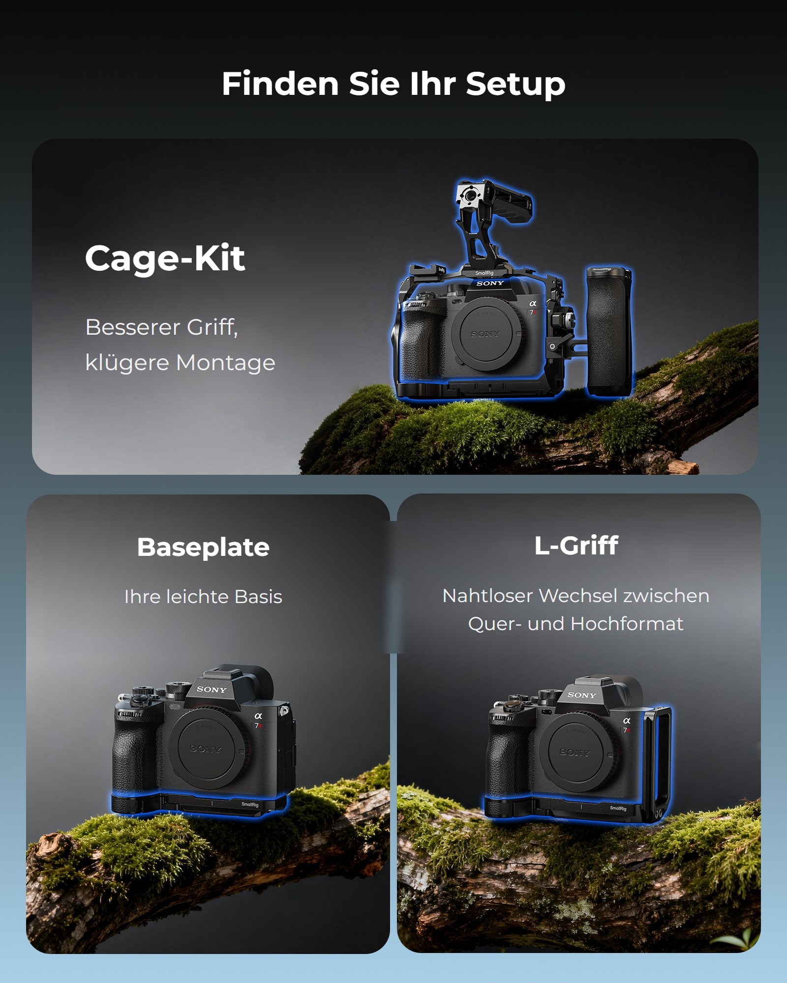 SmallRig Käfig Sony A7R VI – deutsche Infografik 2