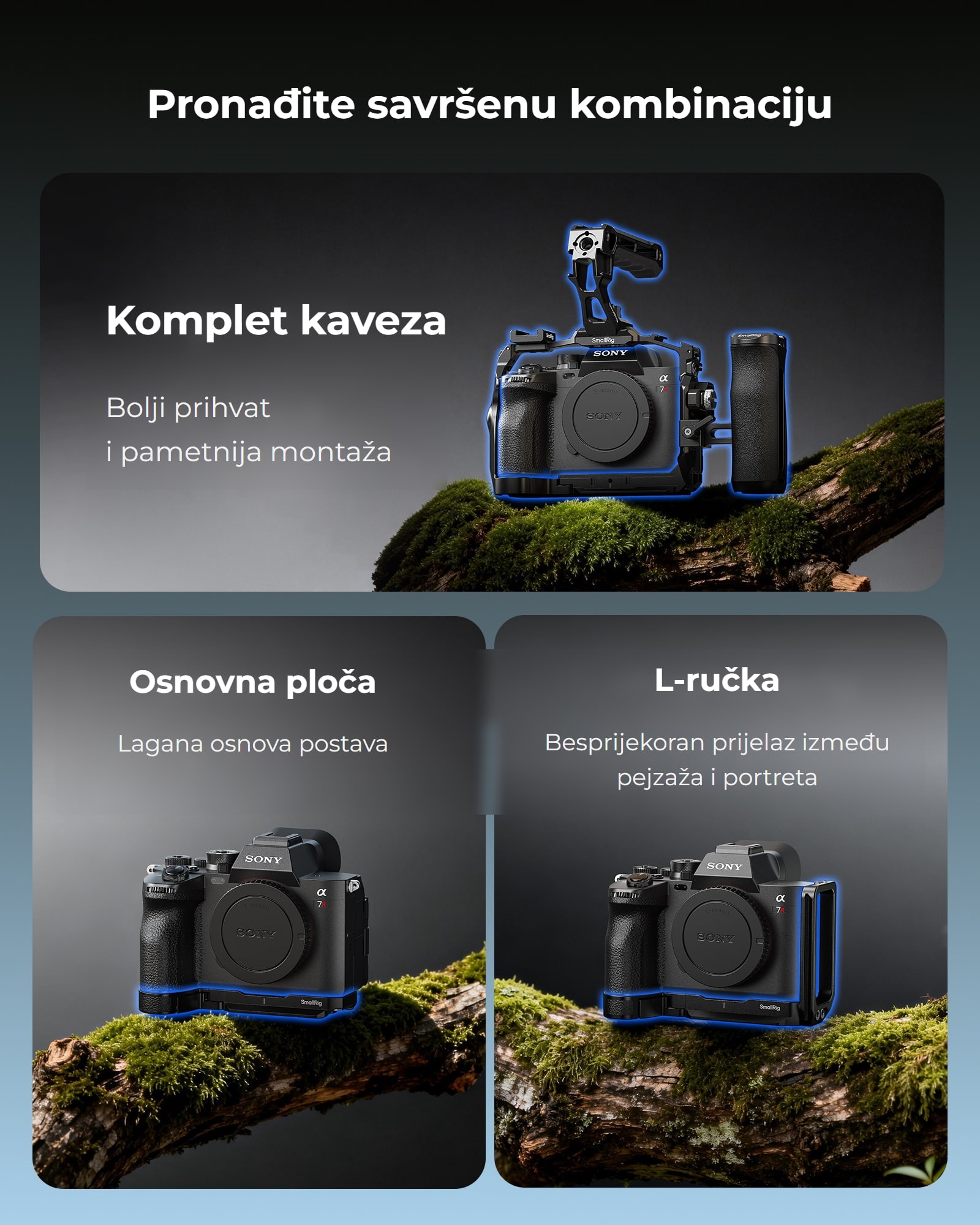 SmallRig kavez Sony A7R VI – infografika HR 2