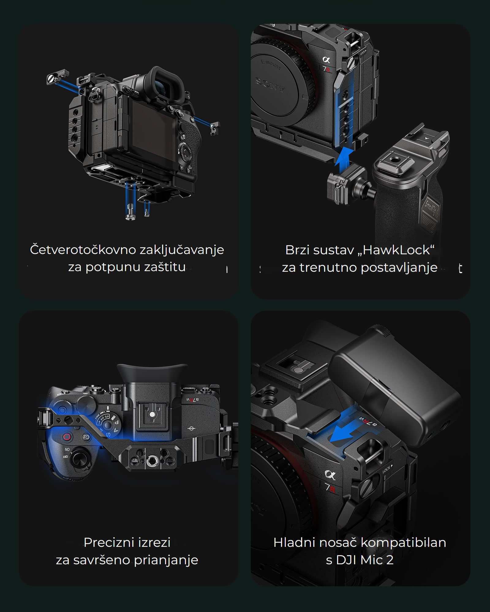 SmallRig kavez Sony A7R VI – infografika HR 4