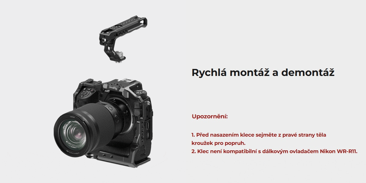 SmallRig Cage Kit pro Nikon Z 9 3738